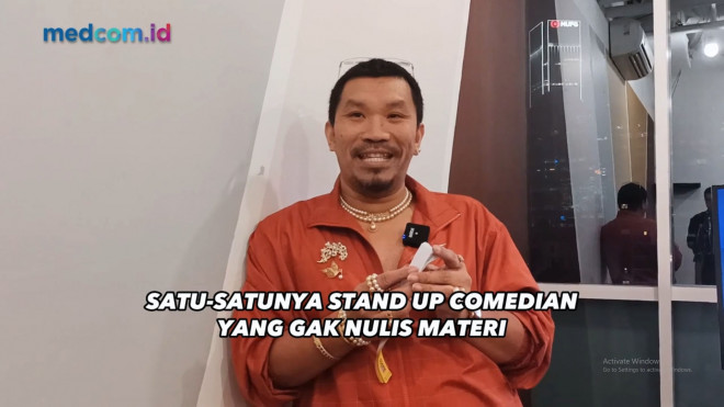 Bintang Stand Up Comedy, Mongol Stres Mengaku Tak Pernah Menulis Materi