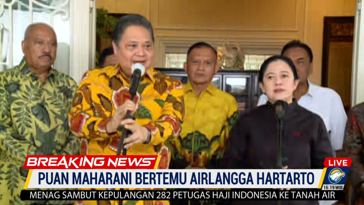 Bertemu Puan, Airlangga Hartarto: Sudah Banyak Titik Temu