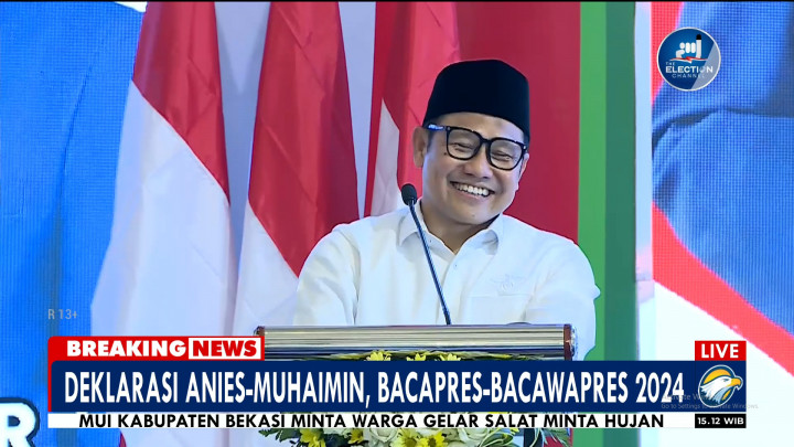 Dipasangkan dengan Anies, Muhaimin: Lho! Gak Bahaya Ta?