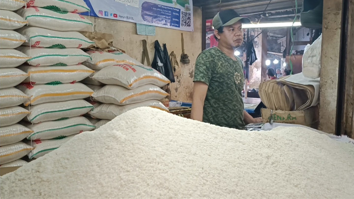 Dampak Kemarau, Harga Beras Melonjak Naik di Pandeglang