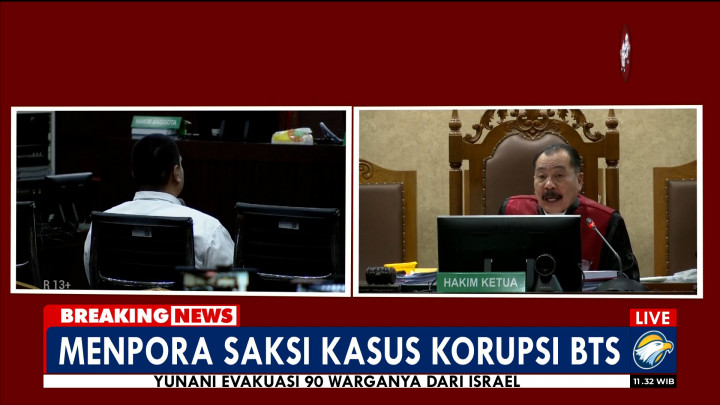 Jadi Saksi Sidang Kasus Korupsi BTS 4G, Menpora Bantah Terima Titipan