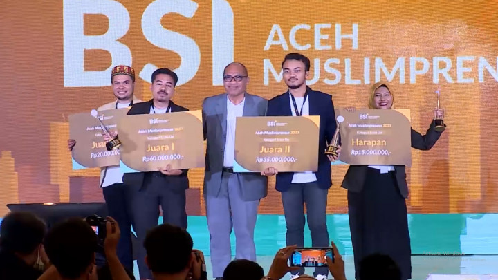 Awarding Talenta Wirausaha BSI Dan Aceh Muslimpreneur 2023
