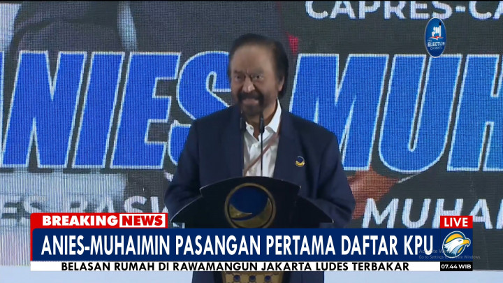 Lewati Masa Sinisme, Surya Paloh: Pasangan Anies-Muhaimin Jadi Calon Terbaik untuk Negeri Ini