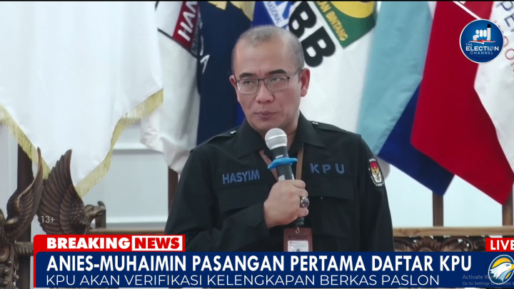 Daftar Pertama, KPU Nyatakan Dokumen Anies-Muhaimin Lengkap