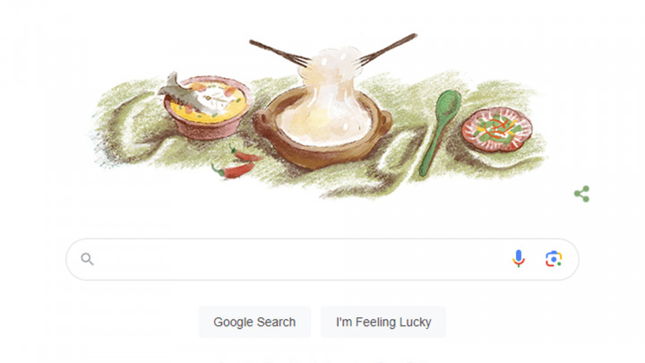 Rayakan Warisan Budaya Tak Benda, Google Doodle Tampilkan Papeda