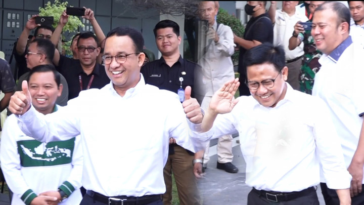 Pasangan Anies-Muhaimin Tiba di RSPAD