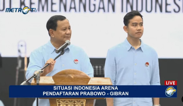 Sapa Para Ketum Parpol, Prabowo: Kaesang Yang Paling Ganteng