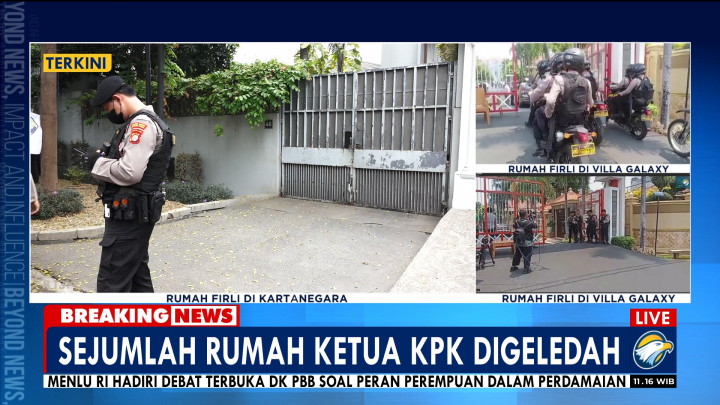 Sejumlah Rumah Ketua KPK Firli Bahuri Digeledah Polisi