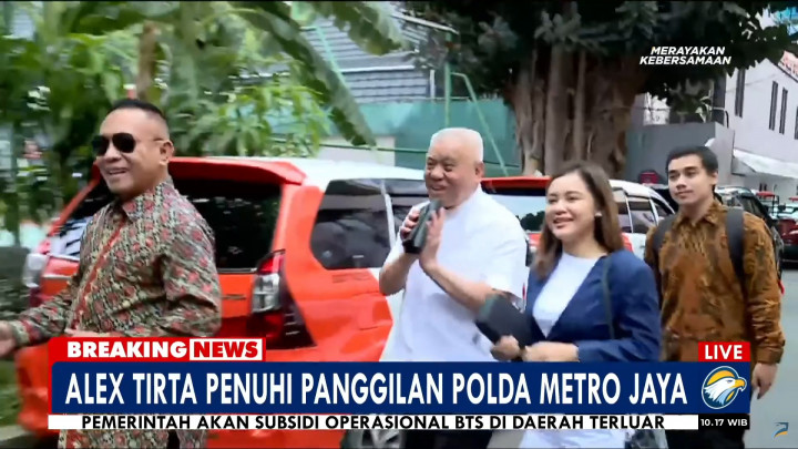 Alex Tirta Penuhi Panggilan Polisi Sebagai Saksi Kasus Dugaan Pemerasan