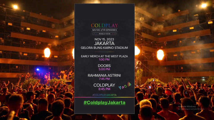 Tips Persiapan Nonton Coldplay dengan Aman dan Nyaman