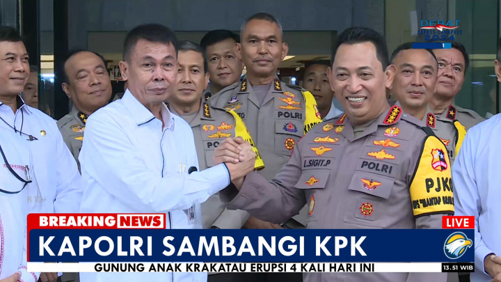 Sambangi KPK, Kapolri Bakal Teken Perjanjian Kerja Sama