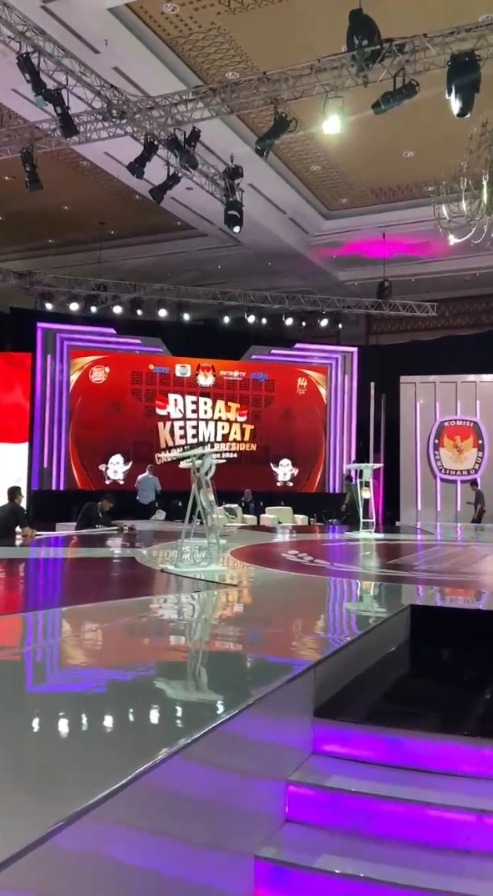 Begini Pemandangan Venue Debat Keempat Pilpres 2024
