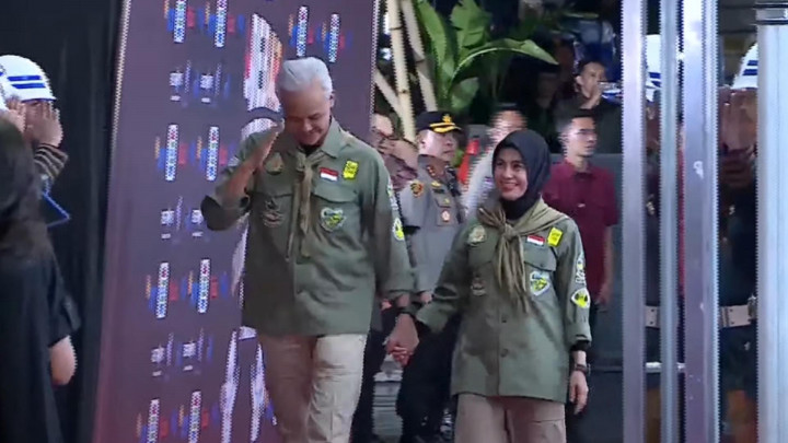 Jelang Debat Keempat Pilpres 2024, Ganjar Tiba di JCC