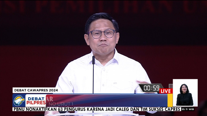 Cak Imin Slepet Gibran yang Mengulang Pernyataannya