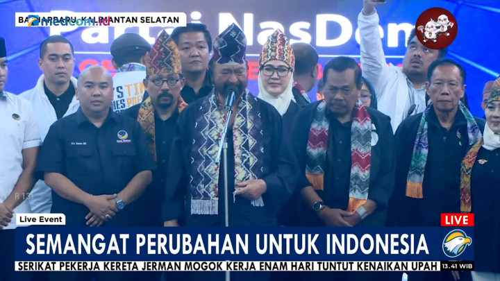 Partai NasDem Gelar Kampanye Akbar di Kalimantan Selatan