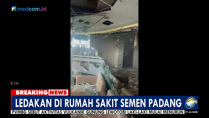 Ledakan Terjadi di RS Semen Padang Diduga dari AC Central