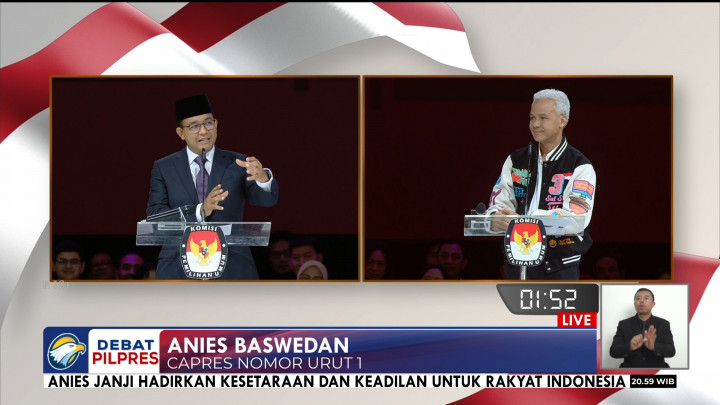 Ditanya Ganjar soal Bansos, Anies: Bukan di Pinggir Jalan, tapi Menggunakan Birokrasi