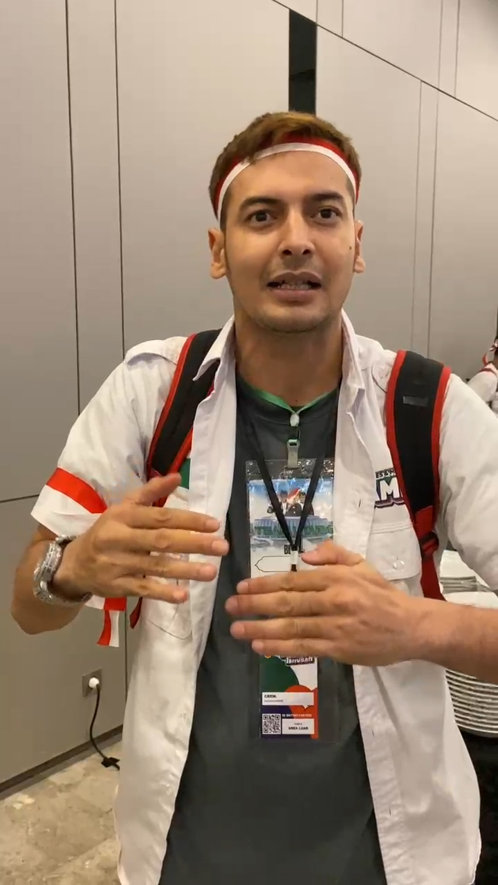 Cerita Artis Boy Hamzah Ikut Kampanye Akbar AMIN di JIS