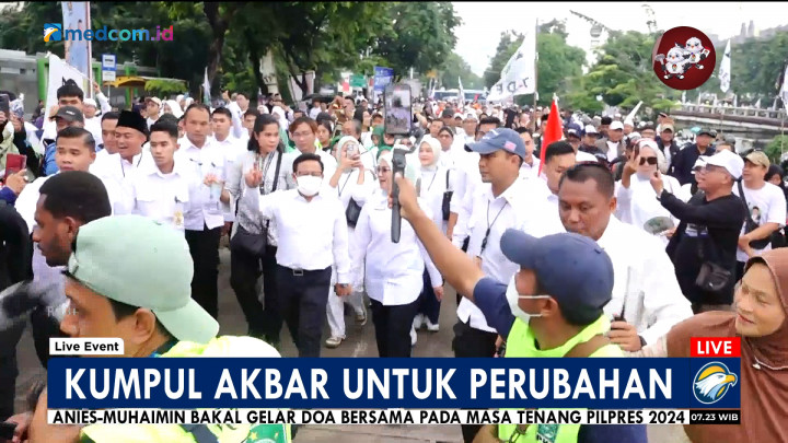 Antusias! Cak Imin Berupaya Tembus Simpatisan Masuk JIS