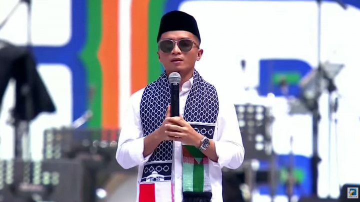 Momen Taqy Maliq Bacakan Ayat Suci Al-Quran di Kampanye AMIN
