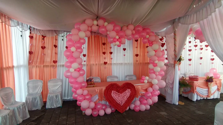 Unik! TPS di Denpasar Didekor Bertema Valentine untuk Tarik Minat Warga Mencoblos