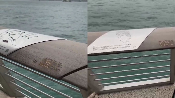 'Bertemu' Jackie Chan dan Bruce Lee di Victoria Harbour