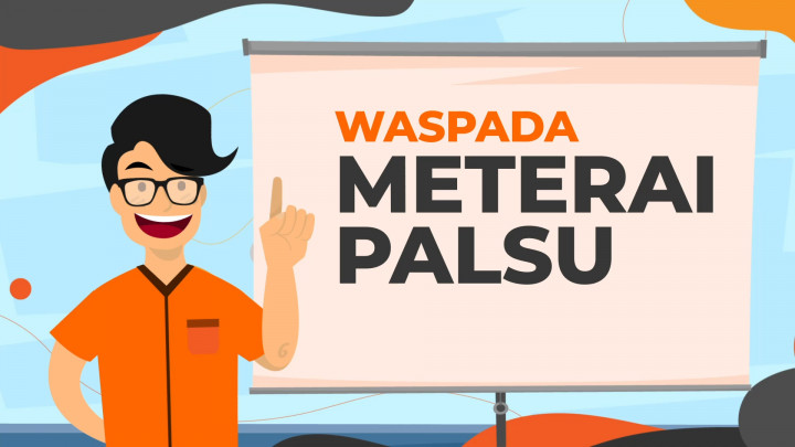 Pos Indonesia Imbau Masyarakat Waspada Meterai Palsu