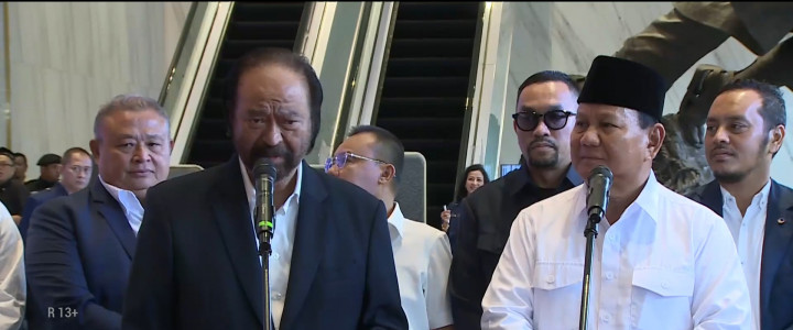 Surya Paloh: Kunjungan Prabowo Silaturahmi Sahabat Lama