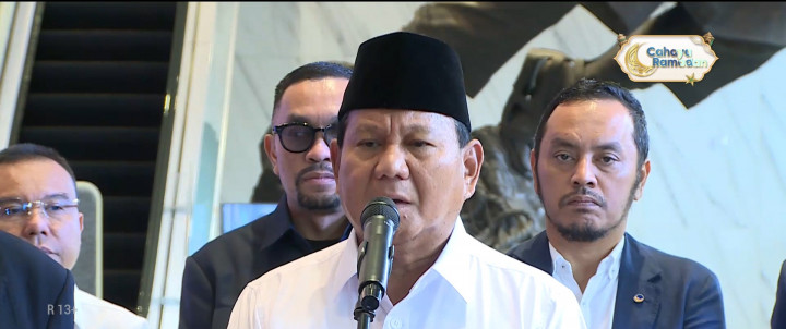 Temui Surya Paloh, Prabowo Saya Datang untuk Menyampaikan Terima Kasih