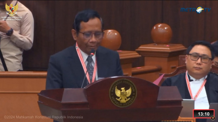 Statement Mahfud MD di Sidang Gugatan Pilpres 2024