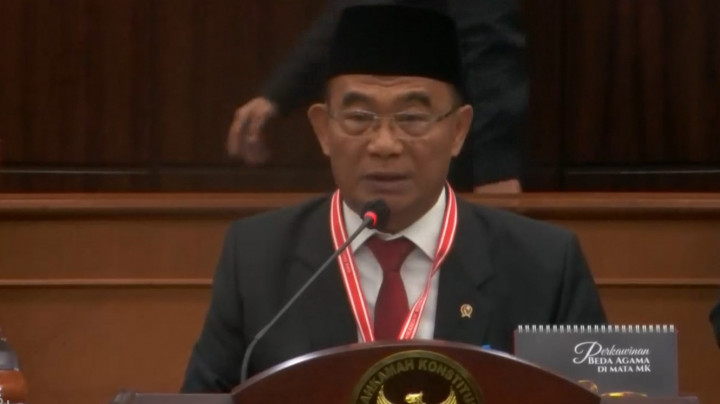 Keterangan Menteri Muhadjir Effendy di Sidang Sengketa Pilpres