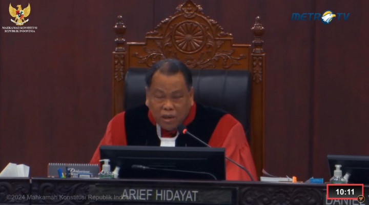 Hakim Jelaskan Alasan 4 Menteri Tak Disumpah di Sidang MK