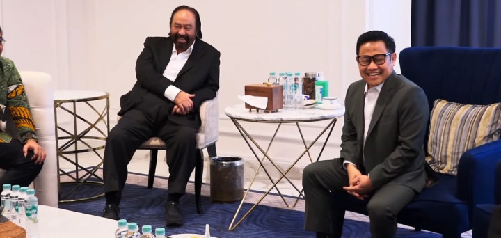 Muhaimin Iskandar Temui Surya Paloh di NasDem Tower