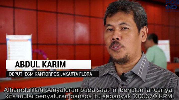 Penyaluran Bansos Sembako dan PKH di Kantor Pos Fatmawati Capai 90%