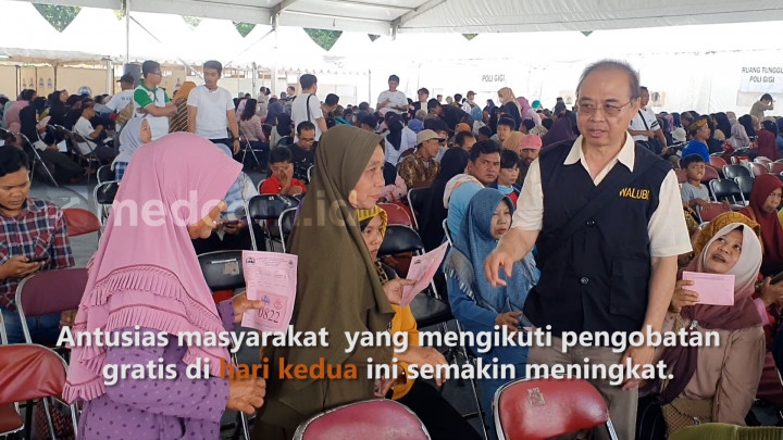 Hari Kedua Pengobatan Gratis Sambut Waisak Nasional 2568 B.E. Tahun 2024, Antusias Masyarakat Meningkat