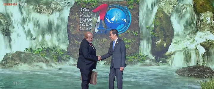 Presiden Jokowi Sambut Kedatangan Delegasi KTT WWF ke-10 di Bali