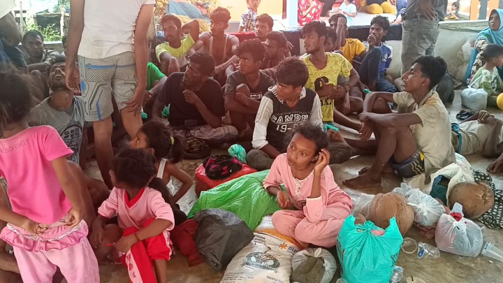 51 Pengungsi Rohingya Terdampar di Desa Kwala Langkat