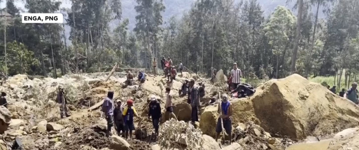 Tanah Longsor Timbun Desa di Papua Nugini, 2000 Orang Terkubur