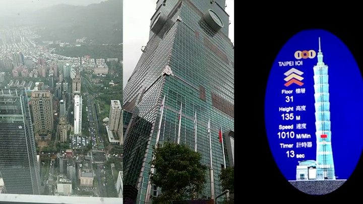 Menikmati Keindahan Kota Taiwan dari Gedung Pencakar Langit