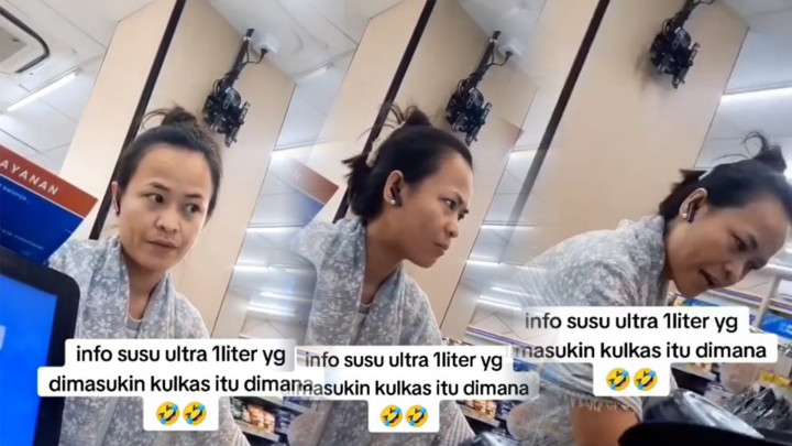 Gegara Susu 1 Liter Tidak Dingin, Perempuan Ini Bentak Kasir Minimarket