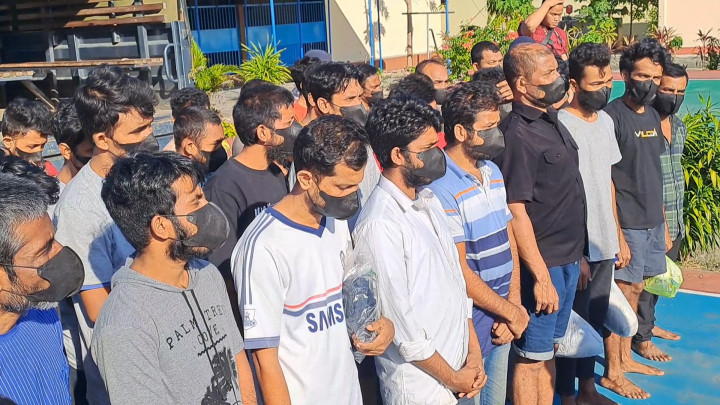 Puluhan Imigran Diamankan di Rudenim Kupang