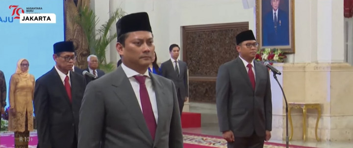 Jokowi Lantik Thomas Djiwandono Jadi Wakil Menkeu Sri Mulyan