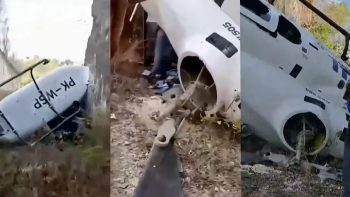 Helikopter Terjatuh di Kuta Selatan, Diduga Terlilit Tali Layangan