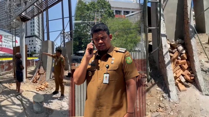 Bobby Nasution Marah-marah Proyek Tugu Medan Tak Sesuai Desain