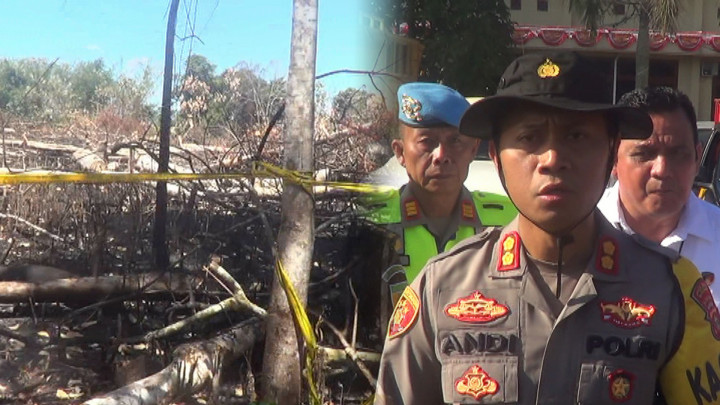 Bakar Lahan 1,5 Hektare, Polisi Tahan 4 Tersangka Pembakaran Hutan