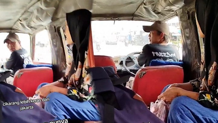 Oknum Sopir Angkot di Cikarang Bekasi Viral usai Getok Tarif ke Penumpang