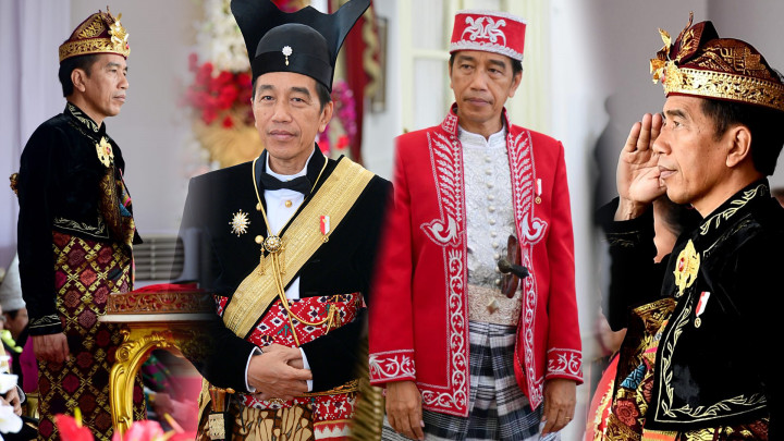 Deretan Baju Adat Presiden Jokowi saat Upacara HUT RI dari Tahun ke Tahun