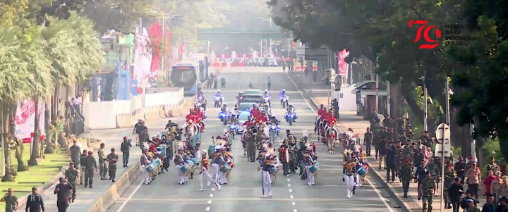 Gladi Resik Kirab Bendera Pusaka dan Teks Proklamasi Sebelum Terbang ke IKN