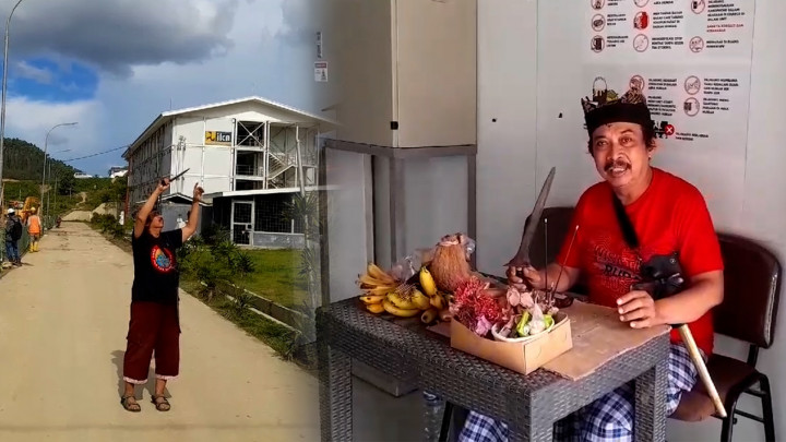 Bukan Mbak Rara, Pawang Asal Banyuwangi Ini Taklukkan Hujan di IKN