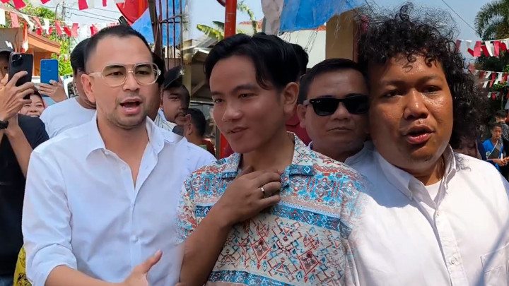 Gibran Blusukan di Tangsel, Ditemani Marshel dan Raffi Ahmad